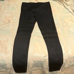 Black Yoga Pants, Size Large